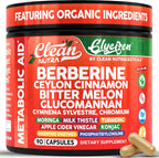 Clean Nutraceuticals GlyciZen Berberine and Ceylon Cinnamon 21-in-1 bottle front view