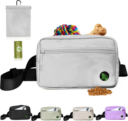 Puppy Dog Treat Pouches for Pet Training Treat Bag, Dog Walking Fanny Pack with Carabiner, Built-in Poop Bag Dispenser & Reuse Dog Poop Holder, Puppy Pet Treat Waist Belt (Black) - Image 11