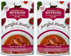 Nutrish Rachael Ray Broth Variety Pack, 1.4 oz. Pouches, 12 Count, 2 Pack | Lickable Complements for Cats - Image 11