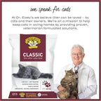 Natural bentonite clay particles of Dr. Elsey's cat litter