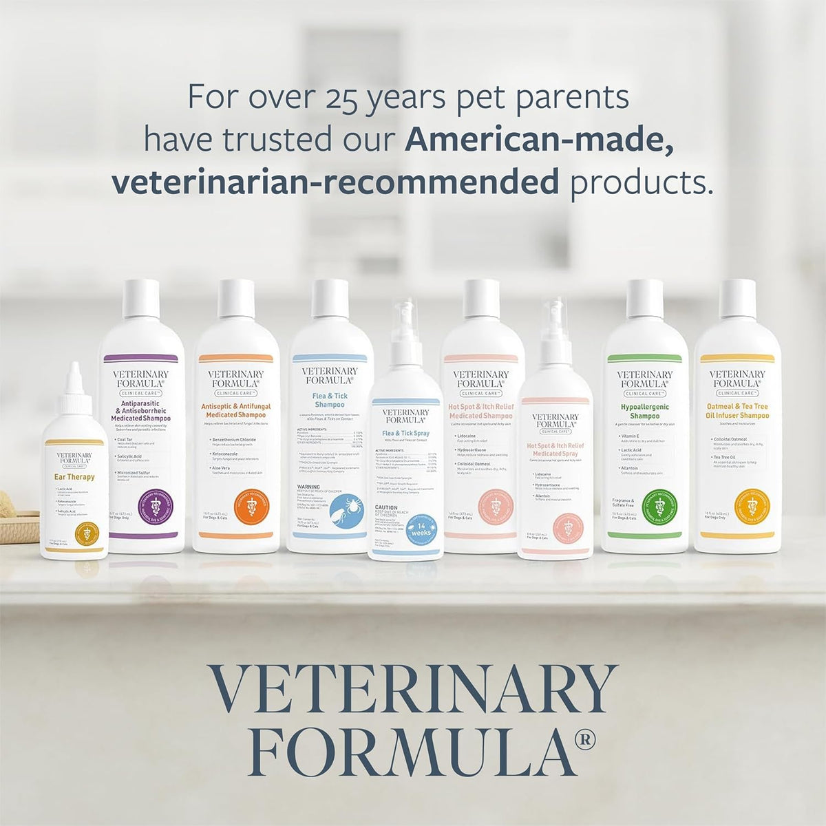 Veterinary Formula professional dog grooming flea treatment