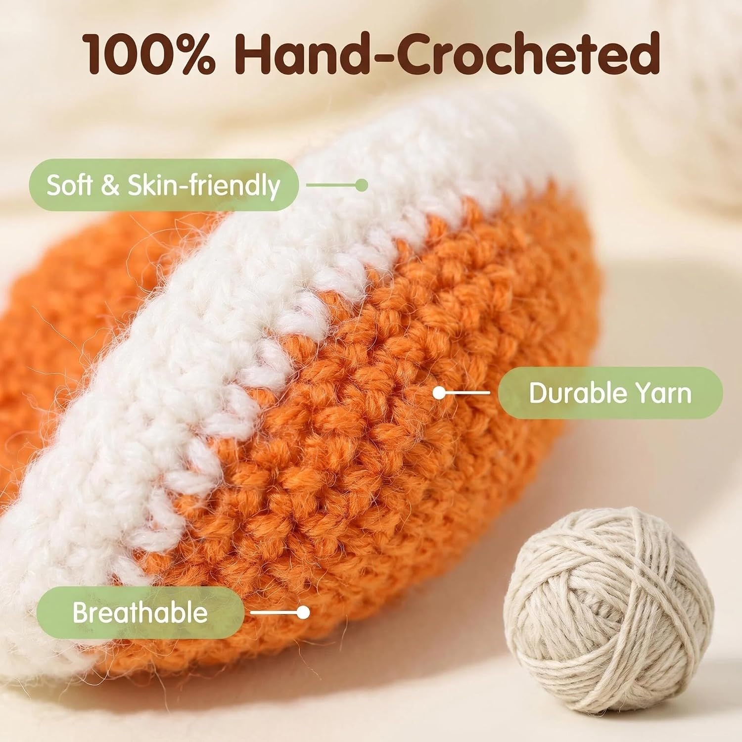 Adjustable drawstring design on miniature crochet pet hats for guinea pigs and lizards.