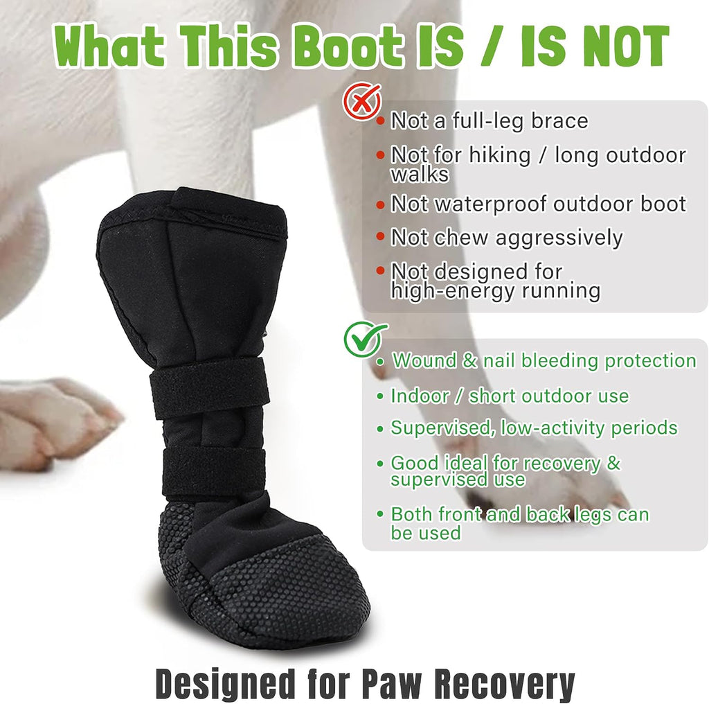 Adjustable adhesive strap mechanism on dog boot