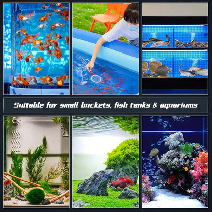 Micro bubble cloud pattern generated by premium USA imported aquarium air stone