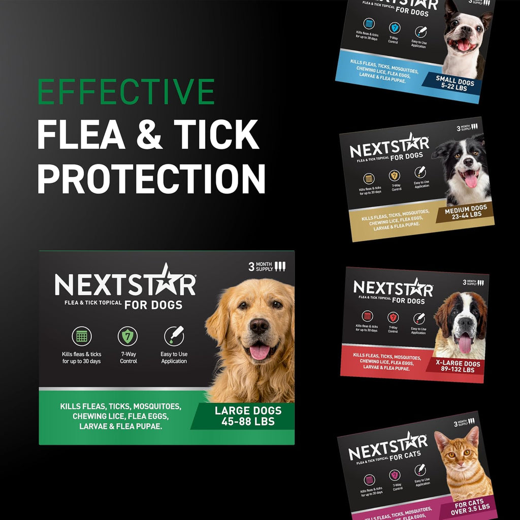 NEXTSTAR veterinary strength 7 way pest control topical drops package details