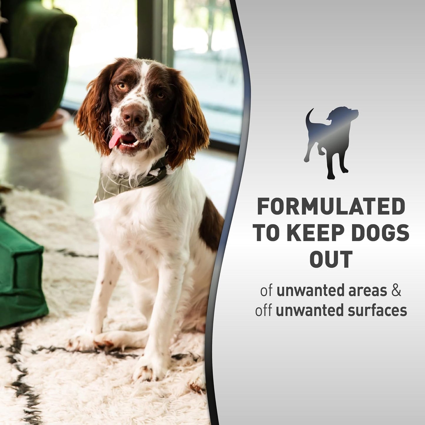 Natures Miracle Advanced Platinum dog repellent label detail