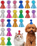 PET SHOW 10pcs Mini Small Dog Hats Cat Birthday Party Hat Rabbit Hats for Holiday Wedding Puppies Kittens Costume Accessories - Image 11