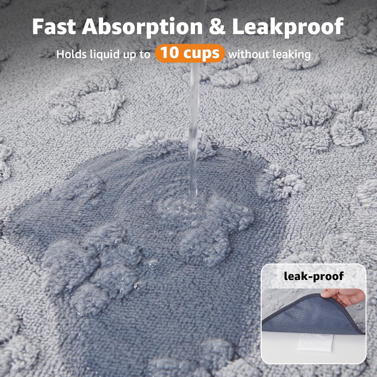 Loobani extra large whelping pads with paw print pattern