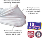 Fresh Kitty litter box bags side profile view