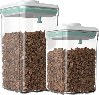 Fafaflyer pet snack jar showing clear visibility of contents