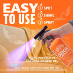 Angry Orange Orange Rush scent pet urine remover spray bottle packaging details