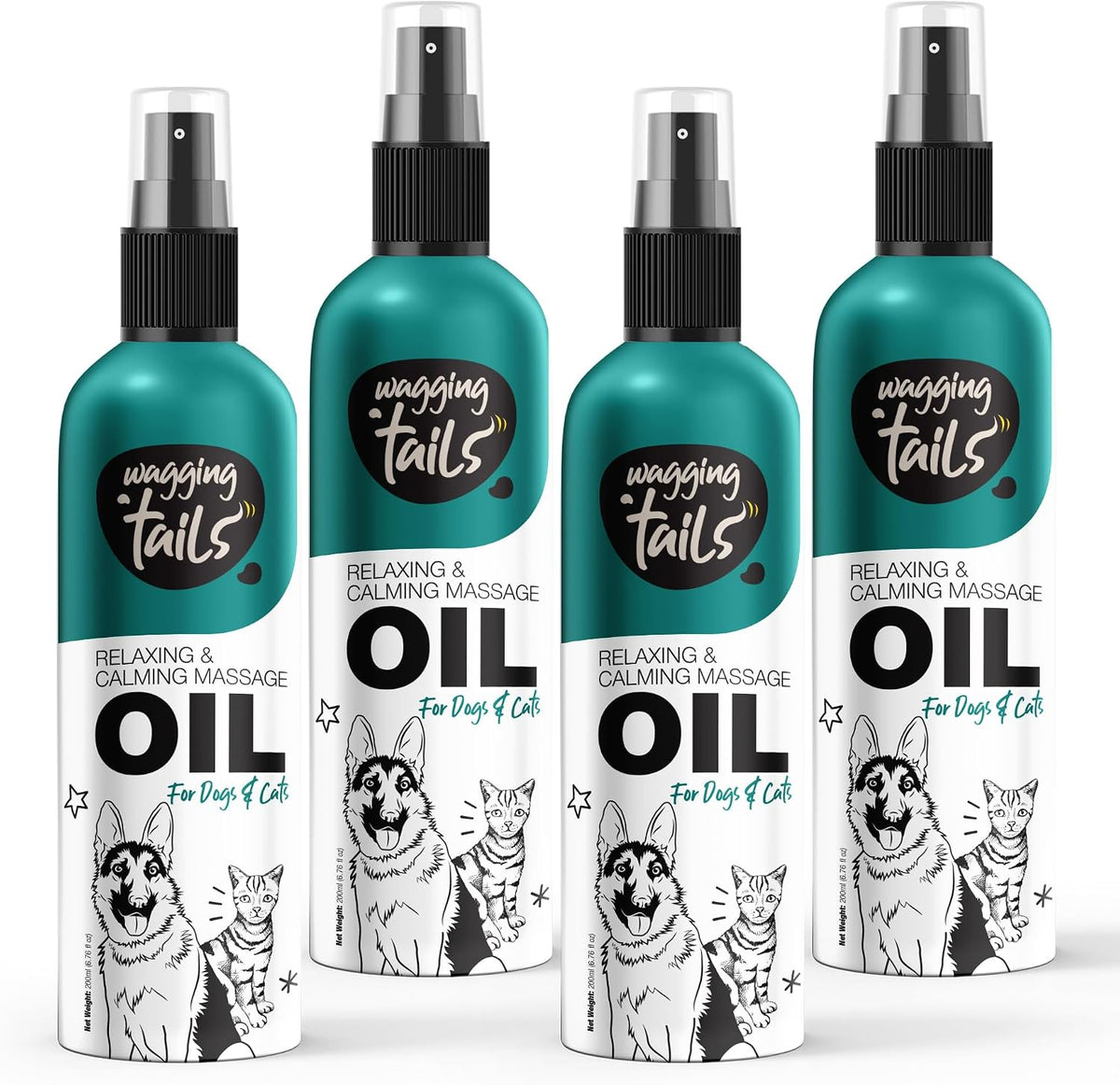 Wagging Tails 6-in-1 Soothing Oil - 6.76 fl oz for Dogs & Cats | Coconut Oil for Skin & Coat | Helps Hydrate & Moisturize Hair | Improve Coat Shine and Softness - Image 13