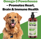 Authentic imported pet omega fatty acid liquid container showcasing double concentration formulation