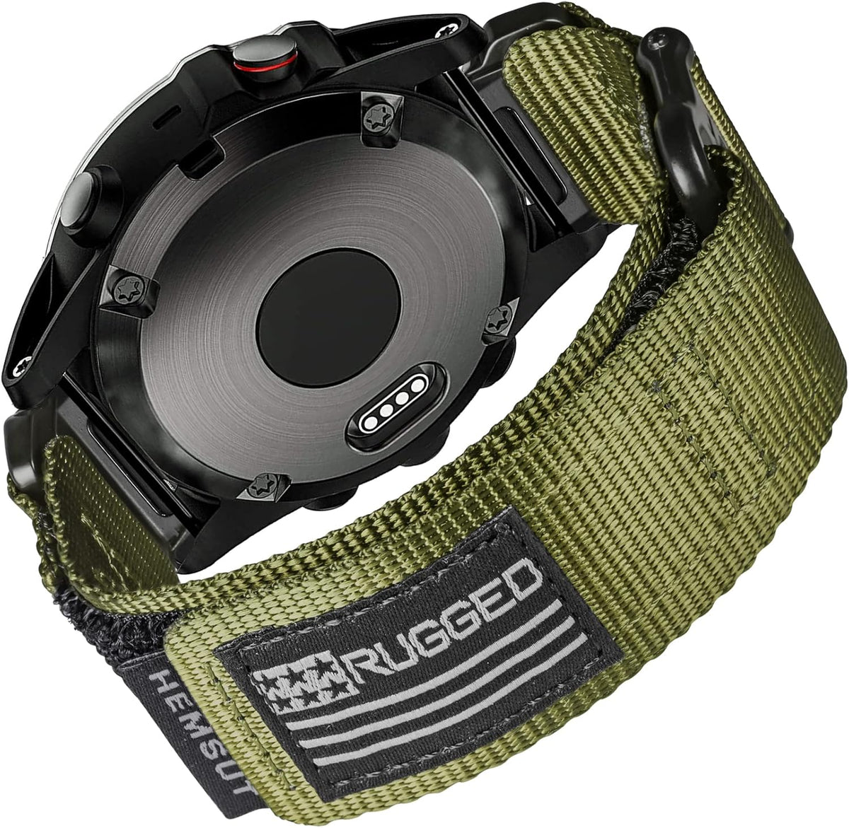 Compatible With Garmin Watch Band, Super Rugged Nylon Sports Strap With Woven Loop Design, For Fenix/Forerunner/Approach/MARQ/Quatix/D2 Series Tough Replacement Band For Men - Image 15