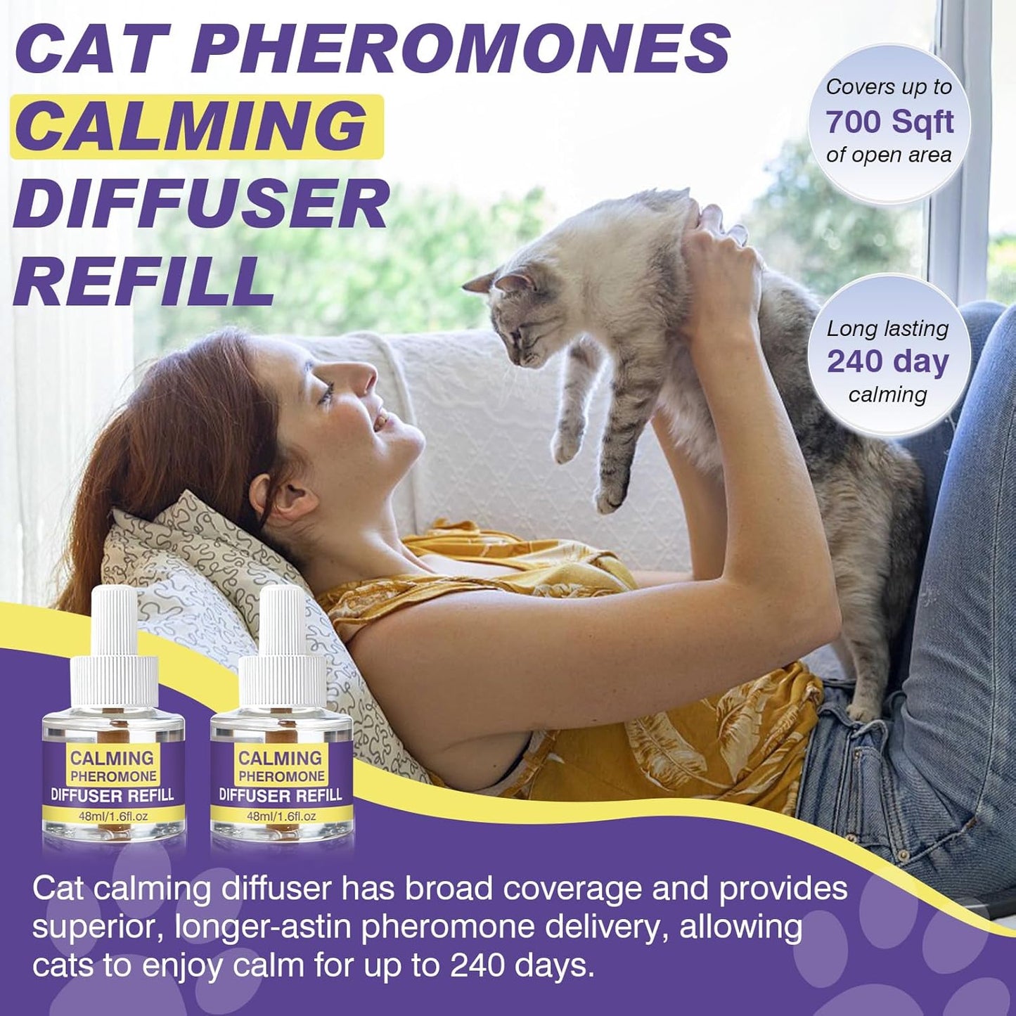 RUAKPL pheromone refill bottle being plugged into a standard wall diffuser unit.