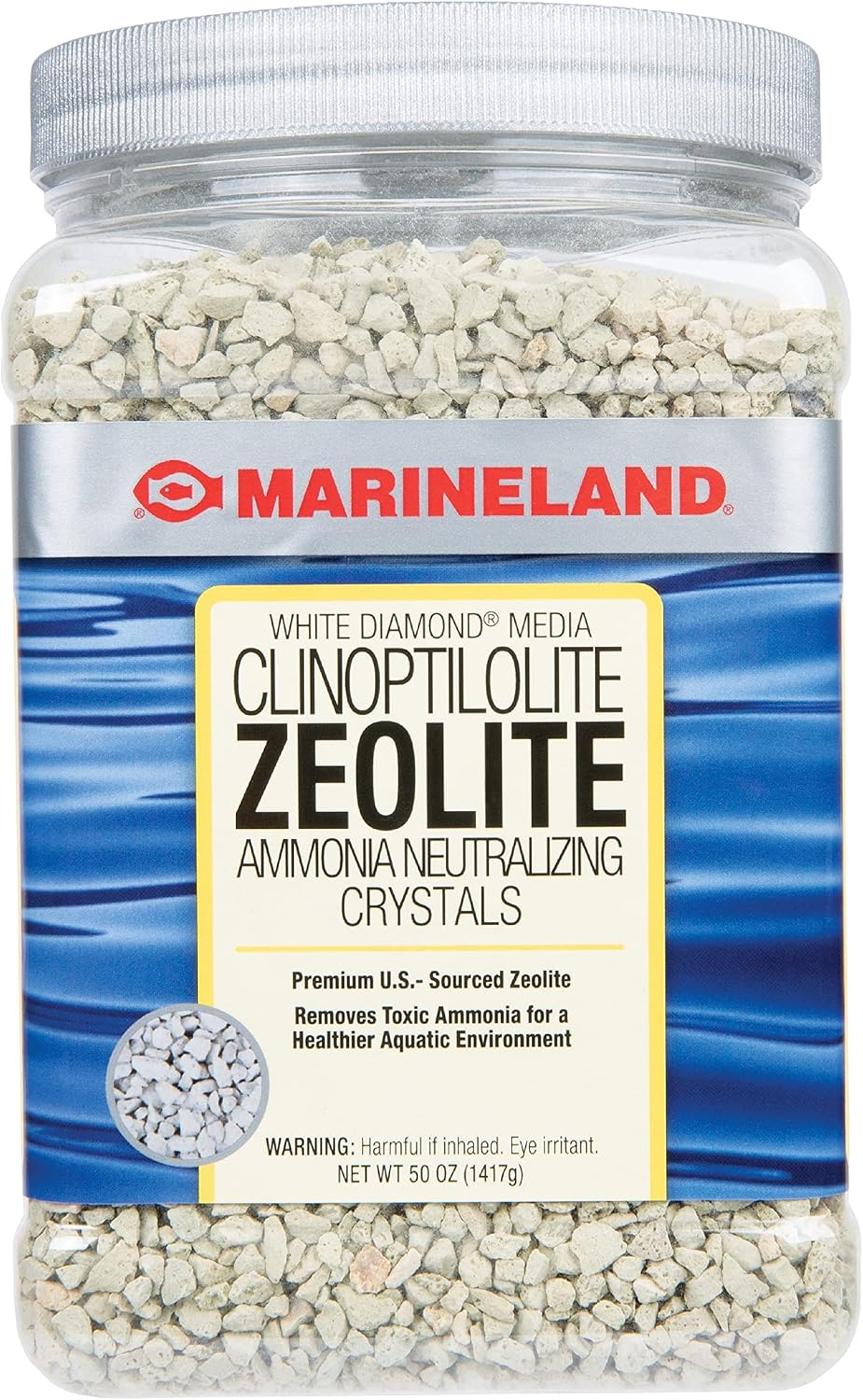 MarineLand White Diamond ammonia neutralizing crystals front view packaging commercial image