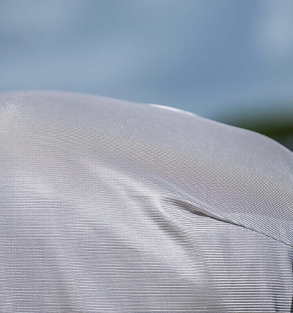 Horseware Amigo Bug Rug Plus protective horse blanket showing the detachable hood attachment.