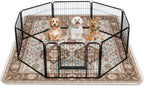 Puppy sitting on Invenho extra large washable pee pad