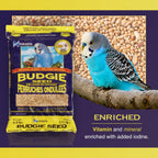 Hagen bird seed nutritional label and guaranteed analysis close up