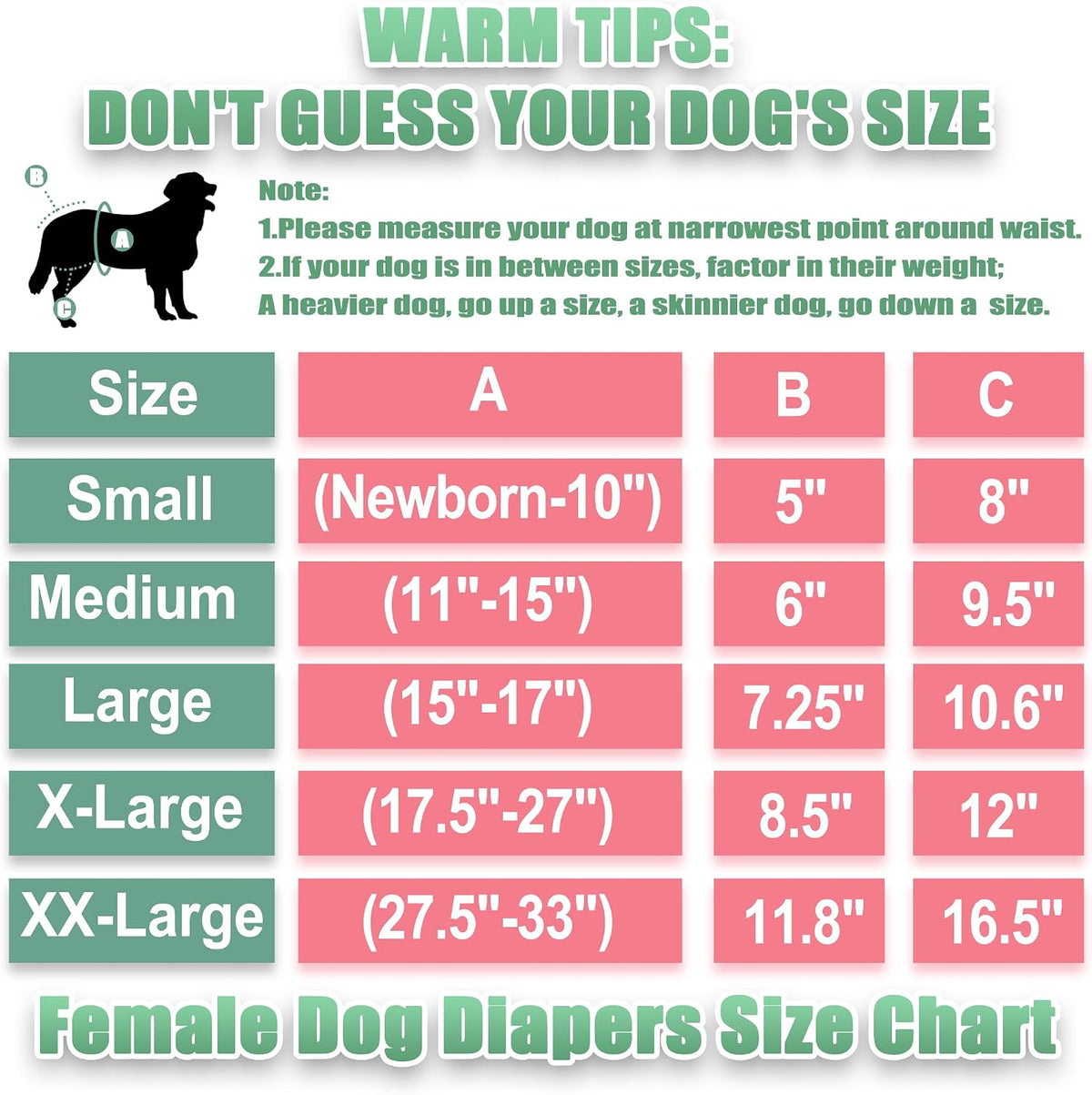 Wegreeco female puppy diapers close up view of adjustable hook and loop closures