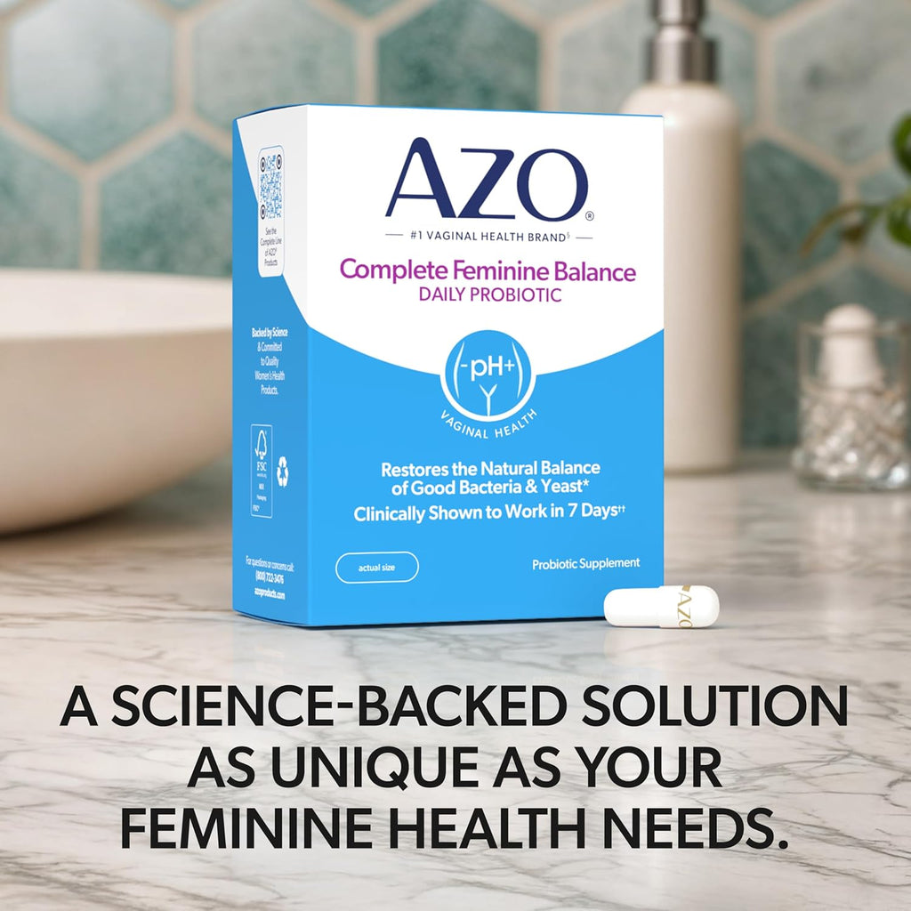 AZO Complete Feminine Balance Intelliflora blend ingredients detail