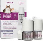 Comfort Zone feline stress relief diffuser kit contents laid out