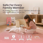 Premium plant-based pellet shape tofu cat litter for multi-cat homes.