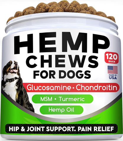 Advanced Calming Chews for Dogs - Hemp Chews and Melatonin - Anxiety Relief - Sleep Aid - Relaxing Treats - Stress Relief During Fireworks, Storms, Thunder, Barking - Made in USA - BBQ - 60ct - Image 13