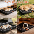 Fummi machine washable dog bed lifestyle view
