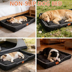 Fummi durable dog bed 5-layer construction diagram