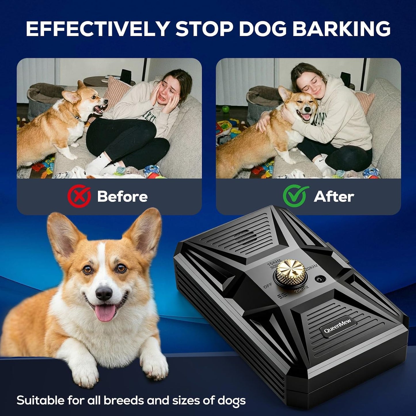 Bubbacare bark box showing 3 mode control settings