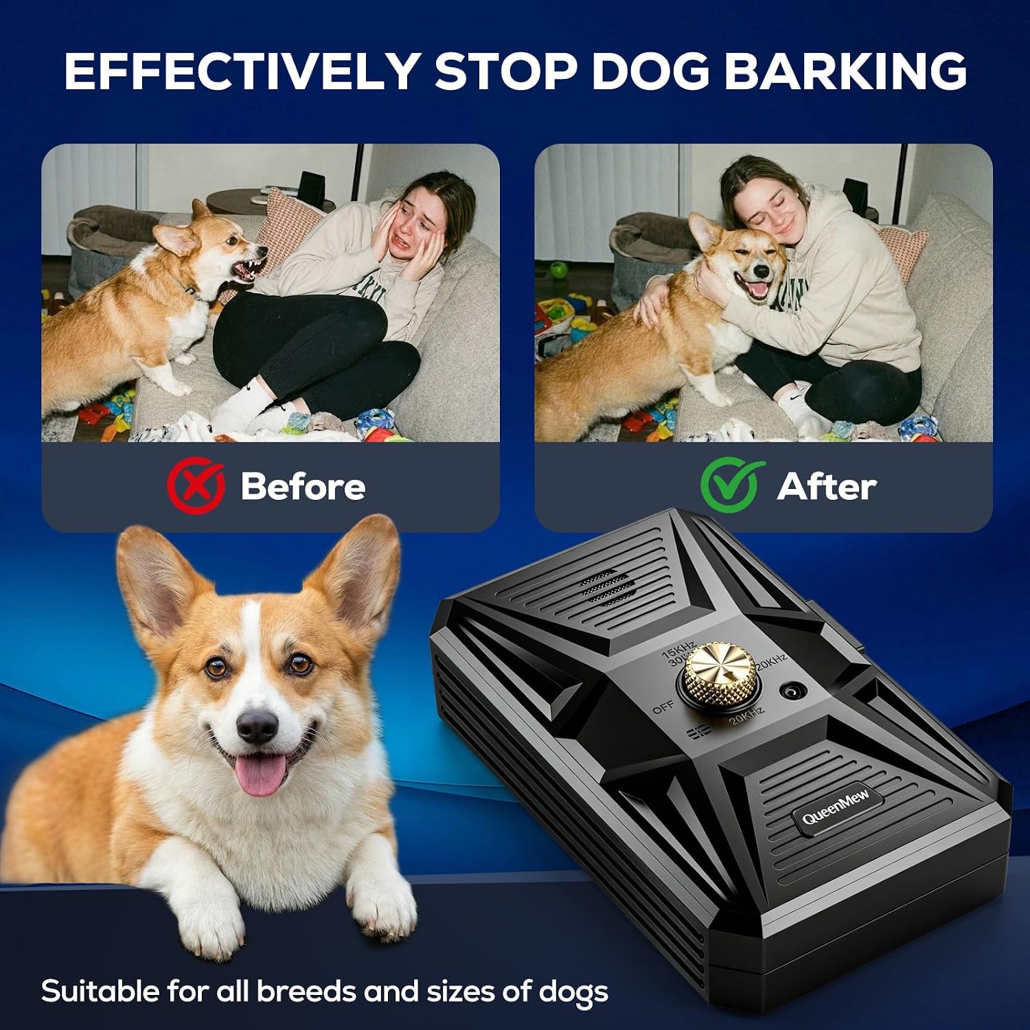 Bubbacare bark box showing 3 mode control settings