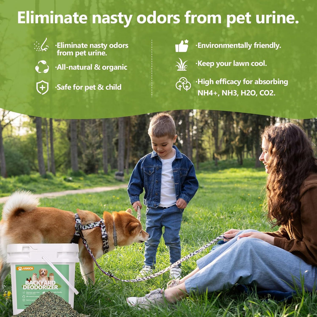 USKICH 10 Pounds yard refresher patio odor control.