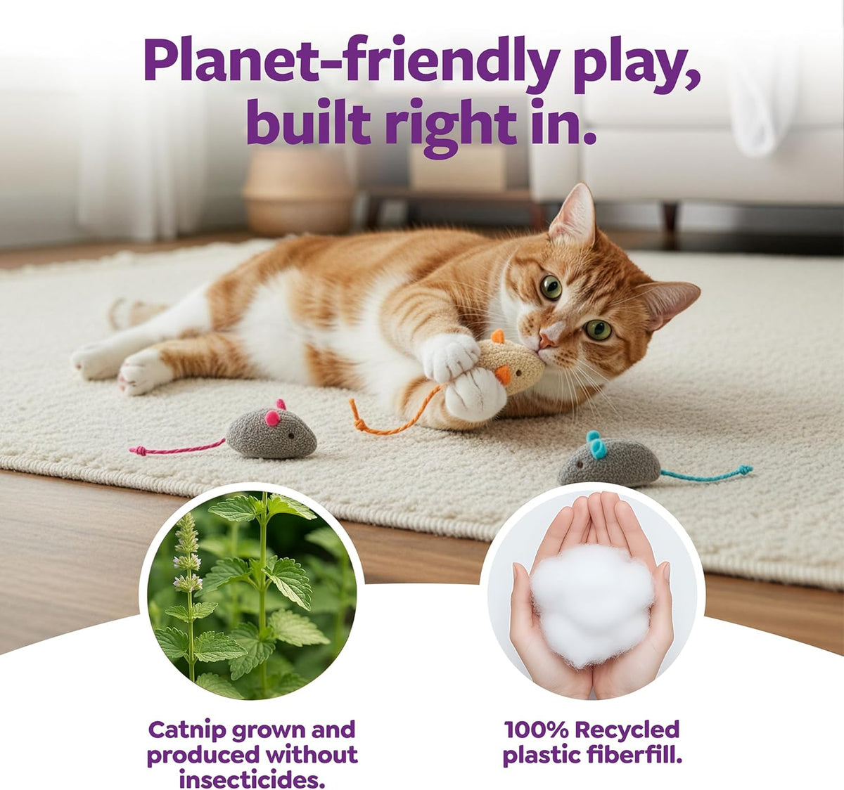 SmartyKat Skittercritters packaging and mouse toys