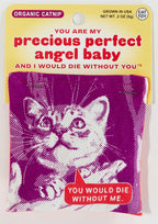 Blue Q Duuuuuuude Catnip Toys - Durable Cat Toys for Biting, Premium USA-Grown Organic Catnip, Pet Supplies, 100% Silk-Screened Cotton Pouch w/Funny Kitty Graphics, Cat Birthday Gift - Image 15