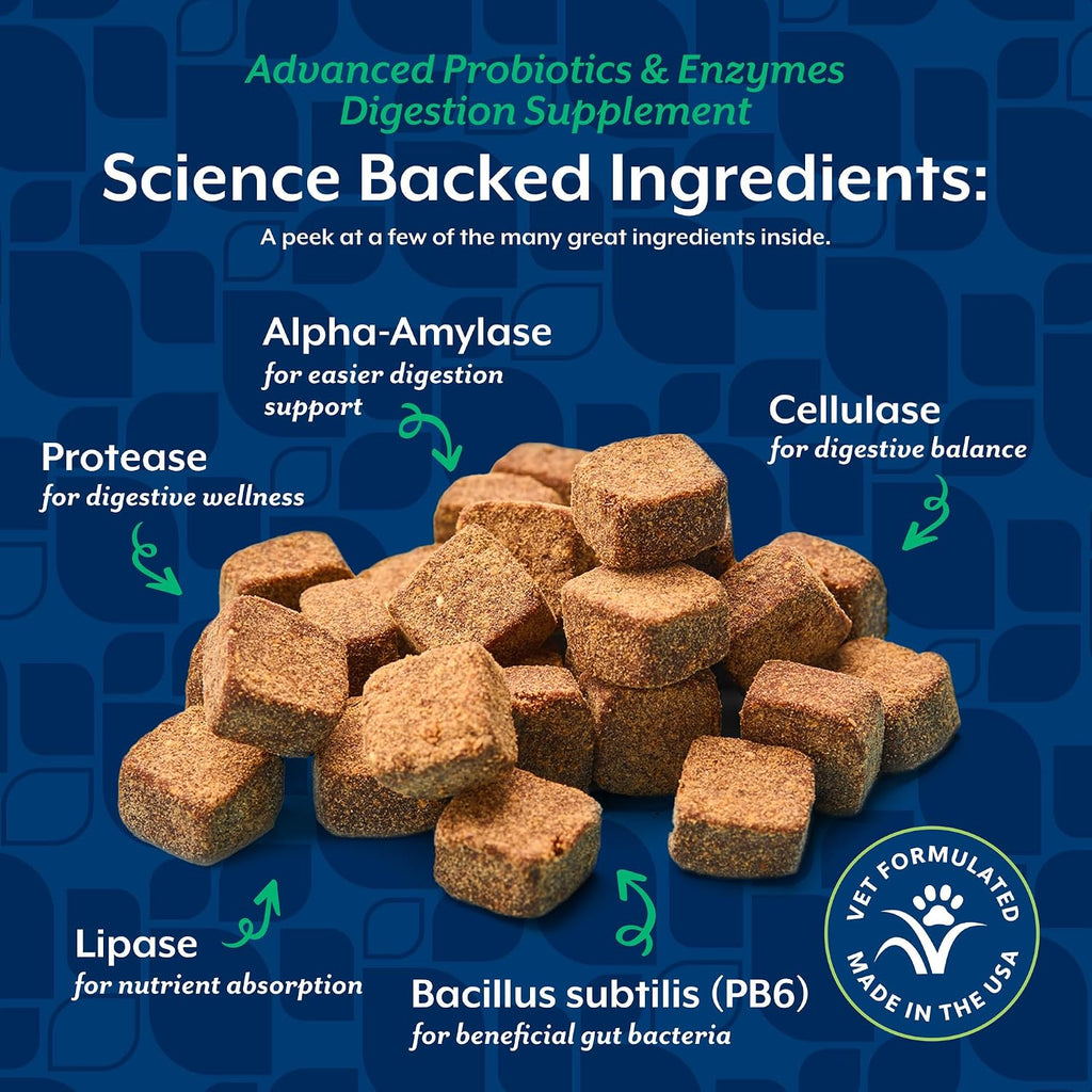 NaturVet vet strength advanced probiotics for dogs over six weeks old