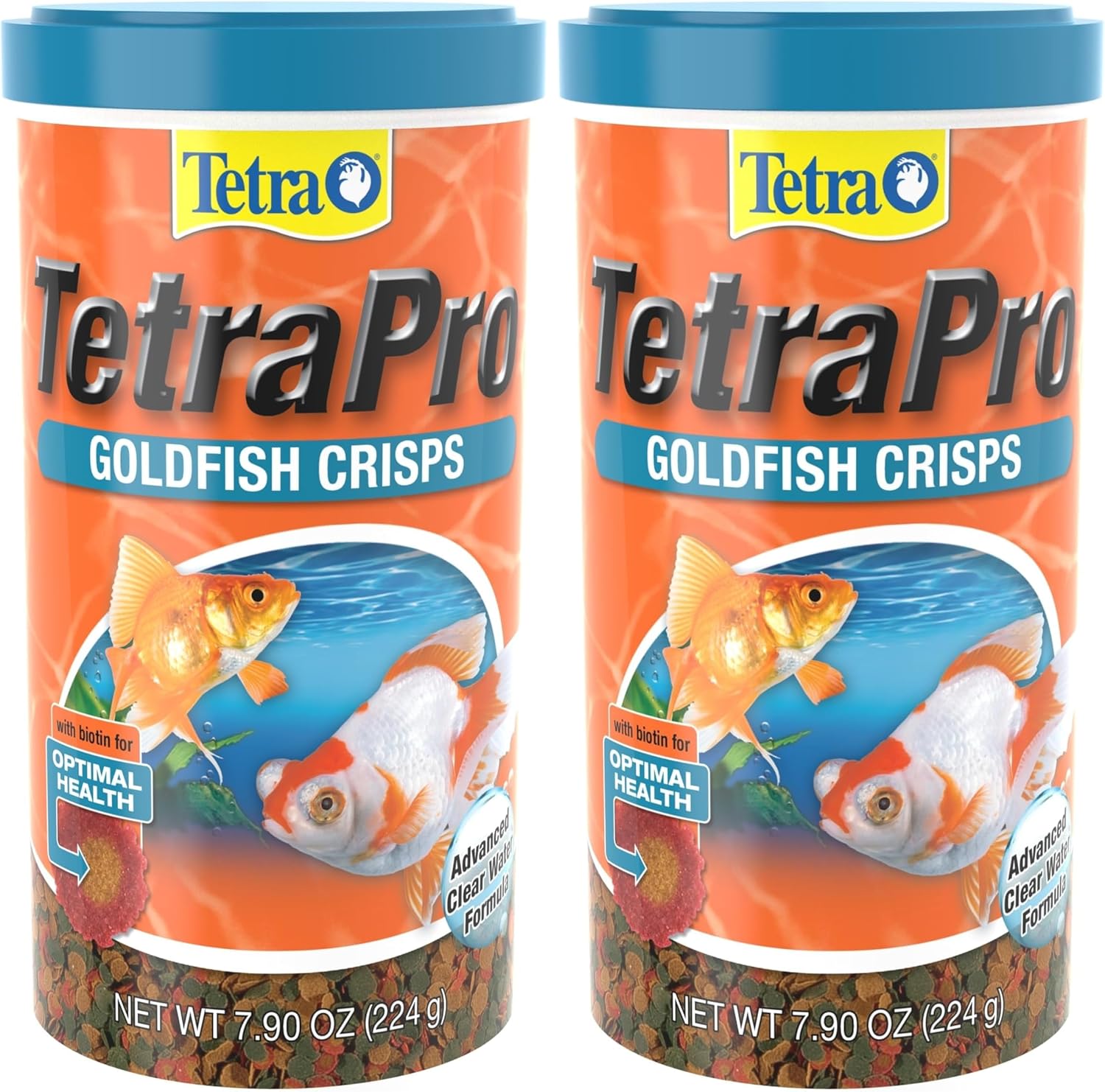 Side profile of Tetra Goldfish Crisps packaging