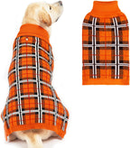 PUPTECK Dog Sweaters for Large Medium Small Dogs - Fall Classic Plaid Style Puppy Holiday Winter Coat Clothes Warm - Image 13