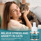 Six forty eight milliliter vials of cat plug in pheromones for anxiety management
