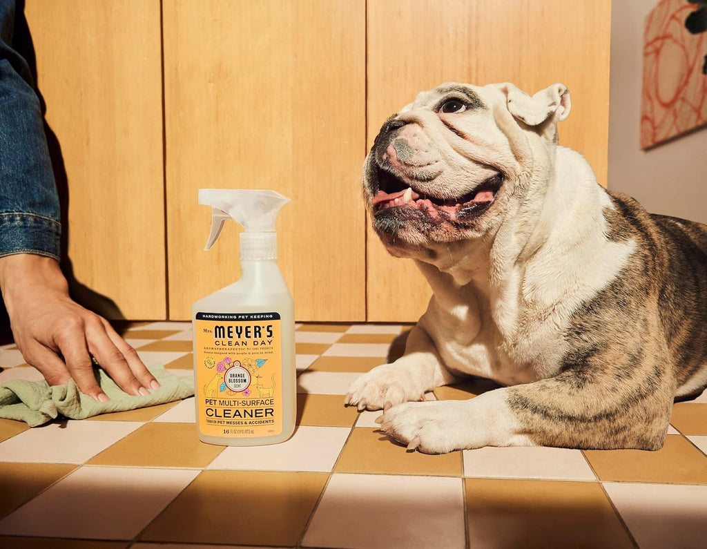 Mrs. MEYER'S CLEAN DAY Pet Multi-Surface Cleaner, Orange Blossom Scent, 16oz - Image 10