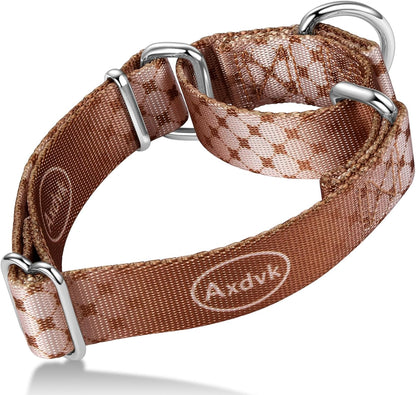 Martingale Dog Collar Colorful Gradient Fashionable - Anti-Escape Soft Durable Pets Collar for Walking Training Outdoor Daily Use -Medium, Purple Green - Image 10