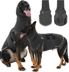 Meifsou Dog Anxiety Vest with Hood, Skin-Friendly Thunder Jacket for Dogs, 2-in-1 Dog Calming Shirt with Hood for Thunder, Fireworks, Separation - Keep Pet Calm Without Medicine, Dark Purple, Medium - Image 9
