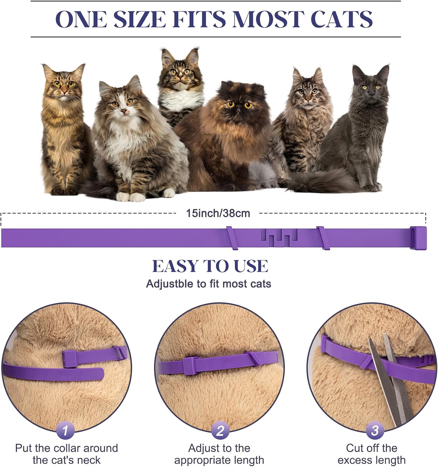 Close up of natural ingredient Glovv collar for cats