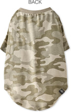 Dog wearing Pet Passion Toby II tee showing leash opening