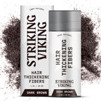 Striking Viking hair building fibers front view packaging