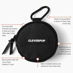 Cleverpup double insulated pouch holding premium high value puppy snacks