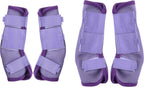 LEAFOREST Horse Fly Boots Set of 4 - Non Slip Leg Protection for Donkey Mini Pony Draft, Breathable Mesh Fly Boots for Pasture & Barn Use Deep Blue, Pony - Image 10