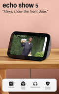 Amazon Echo Show 5 charcoal front view smart display