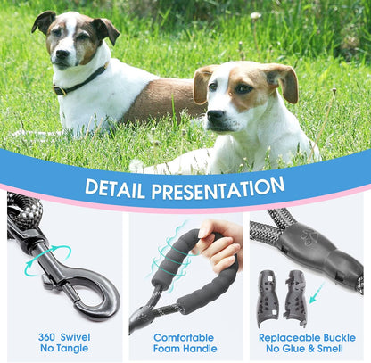 BAAPET five feet dog leash three hundred sixty degree rotating swivel clasp detail