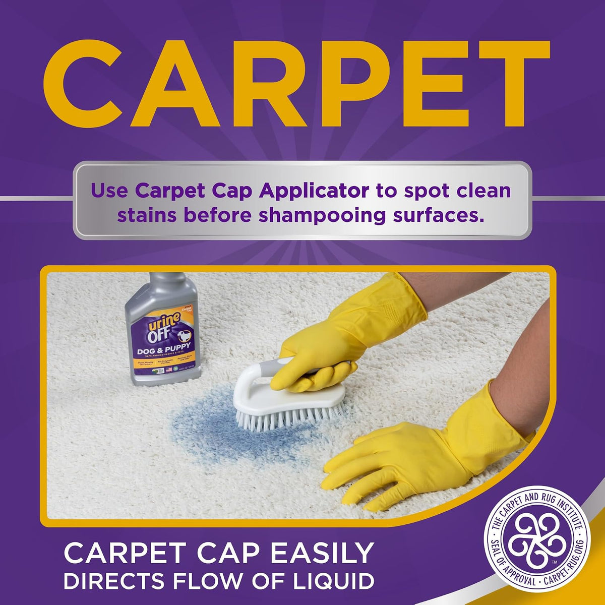 Urine Off fresh scent dog carpet cleaner spray 16.9 fluid ounce bottle
